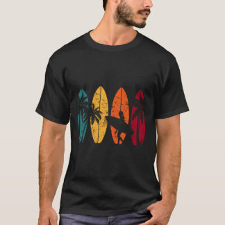 Retro-Surfer-Geschenk Vintage-Surfen Surfbrett Str T-Shirt