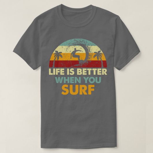 Retro Surfer T-Shirt (Design vorne)