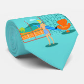 Retro Surfer-Typ-Hals-Krawatte Krawatte (Gerollt)