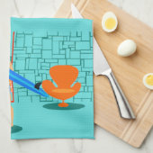 Retro Surfer-Typ-Küchen-Tuch Küchentuch (Viertel Falte)