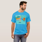 Retro Surfer-Typ-T - Shirt (Vorne ganz)