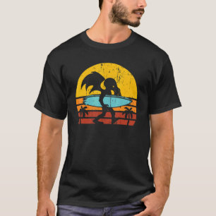 Retro Surfer Vintag Wave Surfstrand T-Shirt
