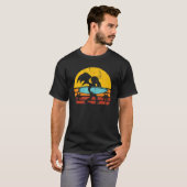 Retro Surfer Vintag Wave Surfstrand T-Shirt (Vorne ganz)