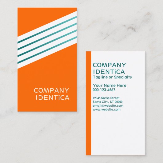 Retro-Surfer Visitenkarte (Vorne/Hinten)