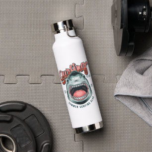Retro-Surferclub Vintage-Grafik-T-Shirt Trinkflasche