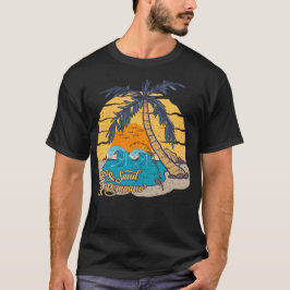 Retro-Surferlebnis am Pompano-Anglerstrand T-Shirt