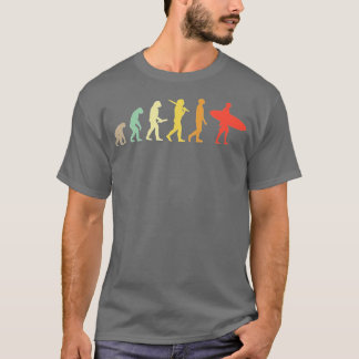 Retro-Surfing-Evolutionsgeschenk für Surfer T-Shirt