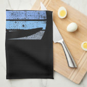 Retro Surfing Geschirrtuch (Viertel Falte)