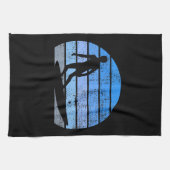 Retro Surfing Geschirrtuch (Horizontal)