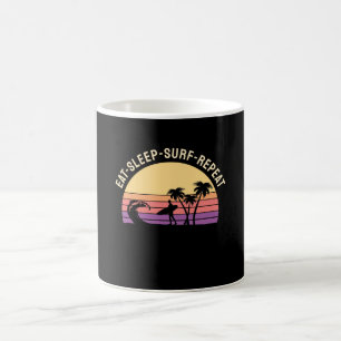 Retro Surfing Kaffeetasse