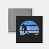 Retro Surfing Magnet (Vorderseite/Rückseite)