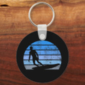 Retro Surfing Schlüsselanhänger (Vorderseite)