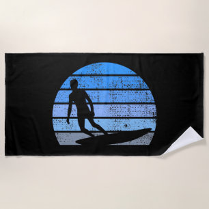 Retro Surfing Strandtuch