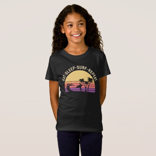 Retro Surfing T-Shirt (Vorne ganz)