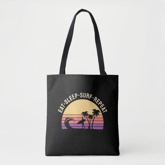Retro Surfing Tasche (Vorderseite)