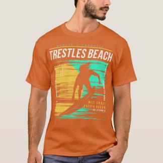 Retro Surfing Trestles San Clemente T-Shirt