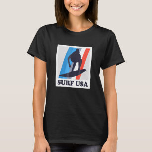 Retro Surfing Usa Vintag für Surfer T-Shirt