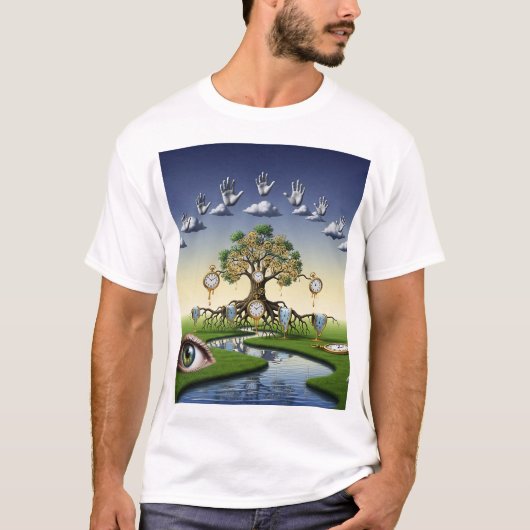 Retro Surreal Collage Aesthetic Shirt | Vintage Ar (Vorderseite)