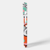 Retro Sushi Box Blume Quadrate farbiges Muster Case-Mate iPhone Hülle (Rückseite / Links)