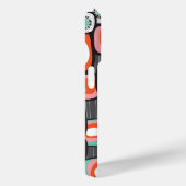 Retro Sushi Box Blume Quadrate farbiges Muster Case-Mate iPhone Hülle (Rückseite / Rechts)