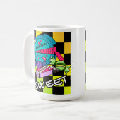 Retro süß wie Candy Kaffeetasse (Vorderseite Links)
