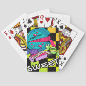 Retro süß wie Candy Spielkarten (Rückseite)