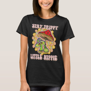 Retro Süße Blumen Pilz Hippie Vintage 70er Jahre S T-Shirt