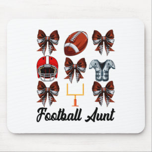 Retro süße Fußll Tante Bogen Fußll Mama Muttertag Mousepad