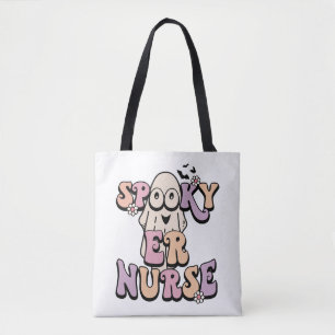 Retro Süße Gruselige Notaufnahme Krankenschwester  Tasche