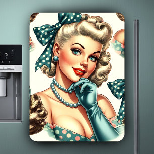 Retro Süße Klassische Pinup Magnet