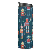Retro Süße Roboter Thermosbecher (Nach rechts gedreht)