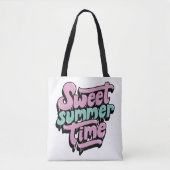 Retro süße Sommerzeit Tasche (Vorderseite)