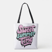 Retro süße Sommerzeit Tasche (Rückseite)