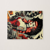 Retro Süße Tätowierte Goth Mädchen Puzzle (Horizontal)
