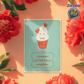 Retro Süßer Cupcake Lustiger Ehemann Valentinstag Karte