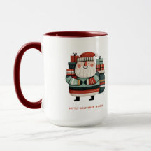 Retro Süßer Weihnachtsmann Feiertagsgeschenke