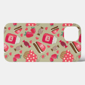 Retro-Süßigkeiten Case-Mate iPhone Hülle (Rückseite (Horizontal))
