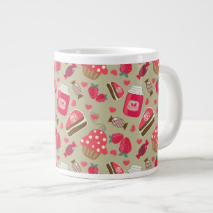 Retro Süßigkeiten Jumbo-Tasse