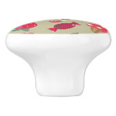 Retro Süßigkeiten Keramikknauf (Seitenansicht)