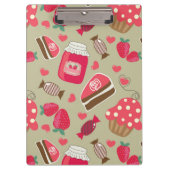 Retro Süßigkeiten Klemmbrett (Vorderseite)