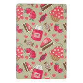 Retro Süßigkeiten Mini Klemmbrett (Rückseite)