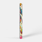 Retro-Süßigkeiten mit mehrfarbigen Cartoon Samsung Galaxy Hülle (Rechte Seite)