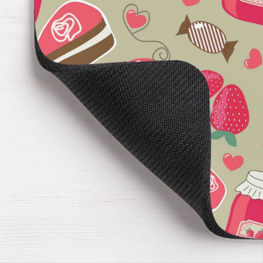 Retro Süßigkeiten Mousepad (Ecke)