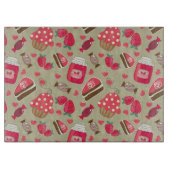 Retro Süßigkeiten Schneidebrett (Vorderseite)