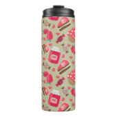 Retro Süßigkeiten Thermosbecher (Vorderseite)
