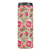 Retro Süßigkeiten Thermosbecher (Rückseite)