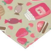 Retro Süßigkeiten Tischdecke (Schrägansicht)