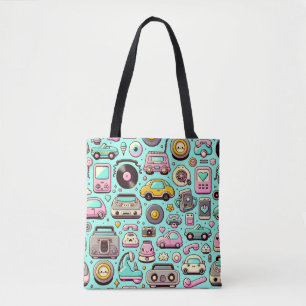 Retro Süßigkeiten: Whimsical Pastell Tasche