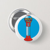 Retro-Süßigkeitenautomat Button (Vorne & Hinten)