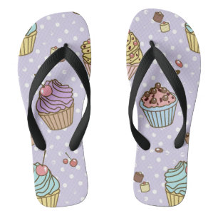 Retro Süßigkeitens-Muster Badesandalen